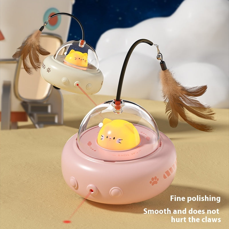 🛸 MagicPlay™ Smart UFO Cat Toy – Endless Fun When You’re Away! 🐾
