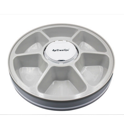 Automatic 6-Meal Smart Pet Feeder | Dogs & Cats Food Dispenser with Timer & Music Reminder