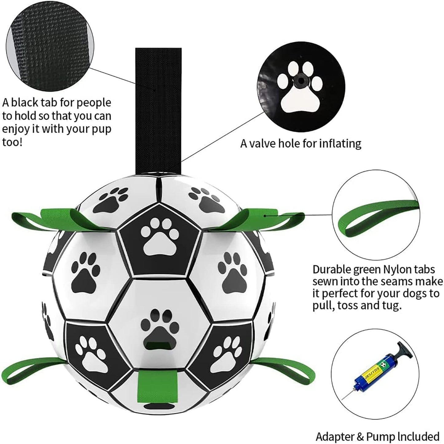 Pawsome Interactive Dog Soccer Ball ⚽🐾