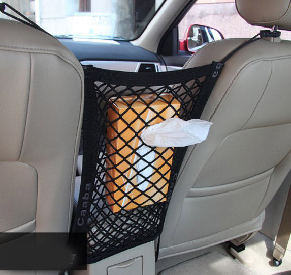 Car Pet Safety Net Barrier – Elastic Dog & Cat Isolation Mesh for Cars