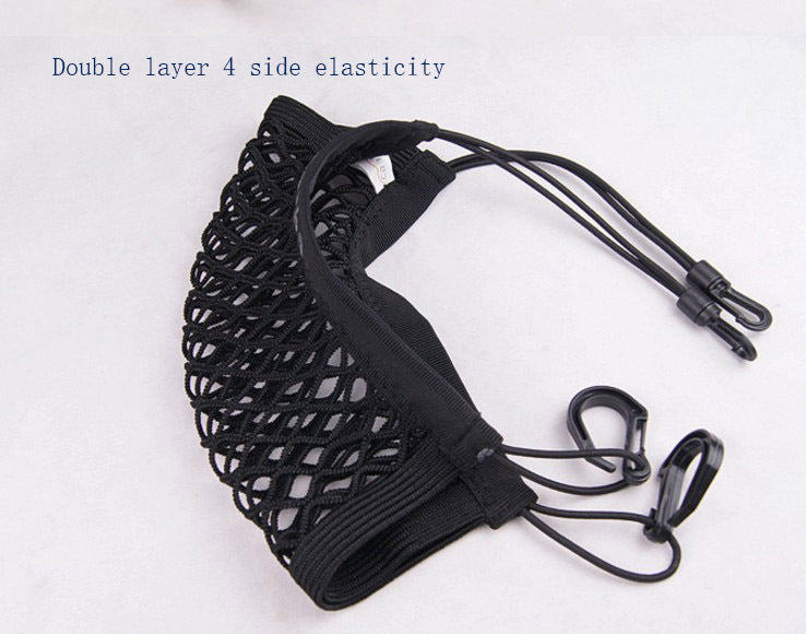 Car Pet Safety Net Barrier – Elastic Dog & Cat Isolation Mesh for Cars