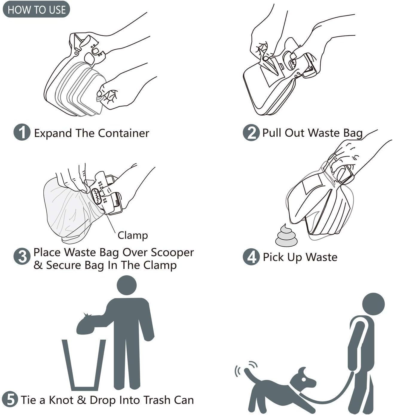 PetPlaneta™ Portable Pooper Scooper – Compact & Hygienic Waste Picker for Dogs