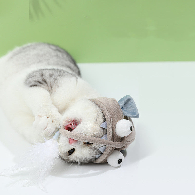 πΎ Cat Whirl Hat β Interactive Wearable Toy for Endless Feline Fun!