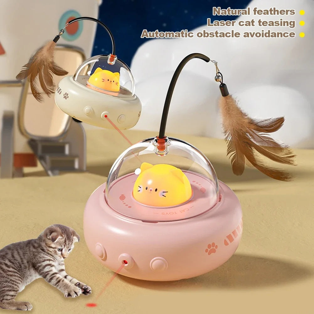 🛸 MagicPlay™ Smart UFO Cat Toy – Endless Fun When You’re Away! 🐾