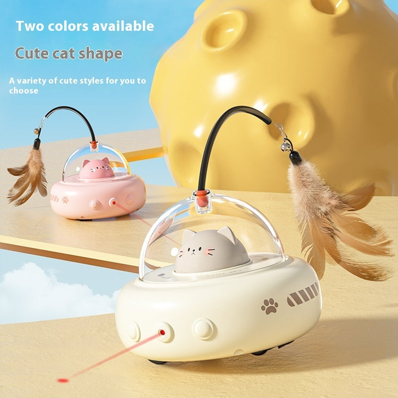 🛸 MagicPlay™ Smart UFO Cat Toy – Endless Fun When You’re Away! 🐾