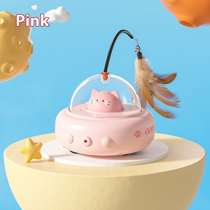 🛸 MagicPlay™ Smart UFO Cat Toy – Endless Fun When You’re Away! 🐾