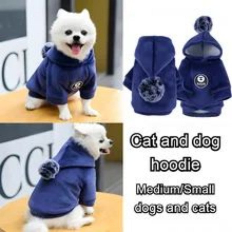 πΎ Snuggle Pup Hoodie β Warm & Adorable Winter Wear for Small Dogs & Cats