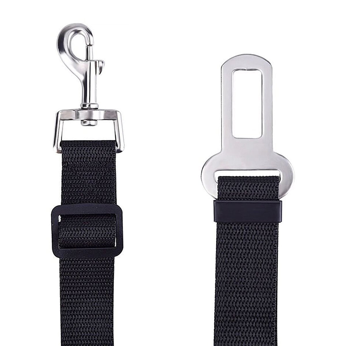 Retractable Car Safety Buckle Pet Leash – Adjustable & Elastic Seat Belt for Dogs