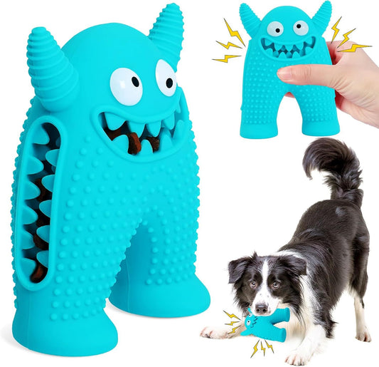 Monster Chew™ Interactive Dog Toy – Treat Dispenser, Teeth Cleaner & Anxiety Reliever