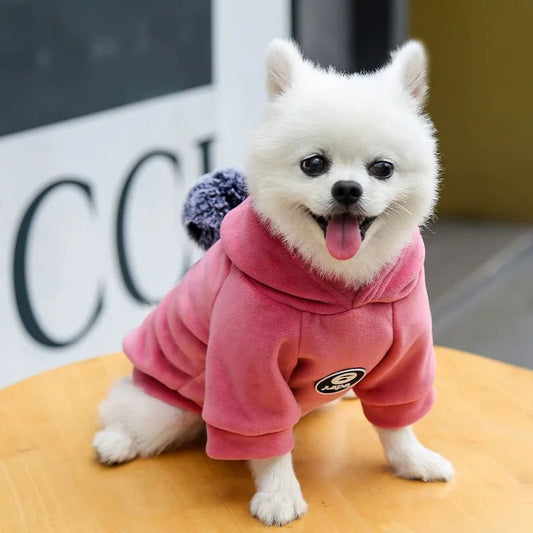 🐾 Snuggle Pup Hoodie – Warm & Adorable Winter Wear for Small Dogs & Cats