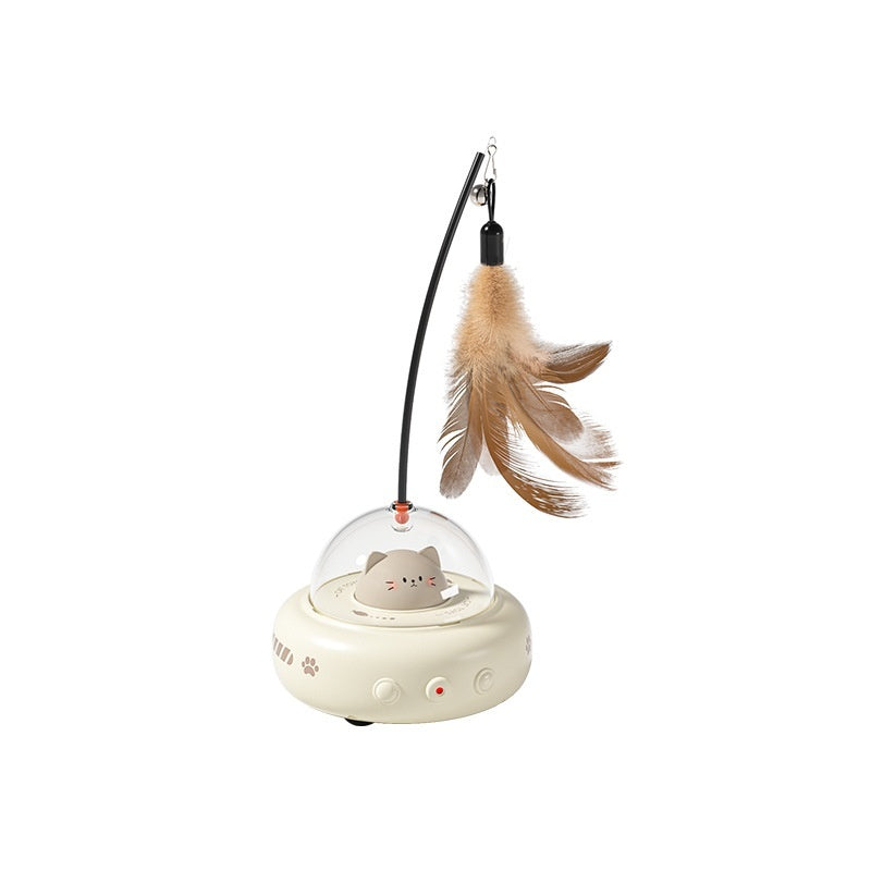 🛸 MagicPlay™ Smart UFO Cat Toy – Endless Fun When You’re Away! 🐾