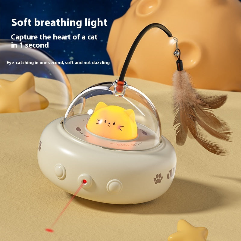 🛸 MagicPlay™ Smart UFO Cat Toy – Endless Fun When You’re Away! 🐾