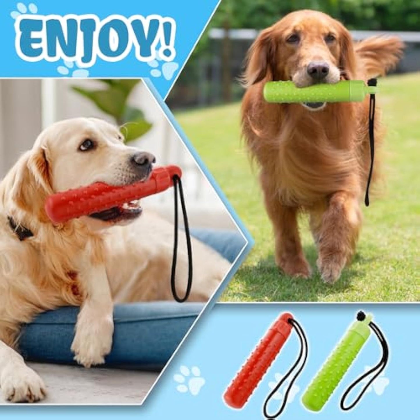 Floating Dog Pool Toys – Interactive Water Fetch Toys with Treat Dispenser, Durable & Safe for Summer Play