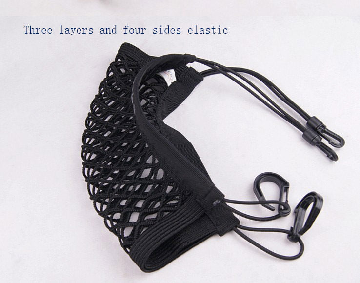 Car Pet Safety Net Barrier – Elastic Dog & Cat Isolation Mesh for Cars