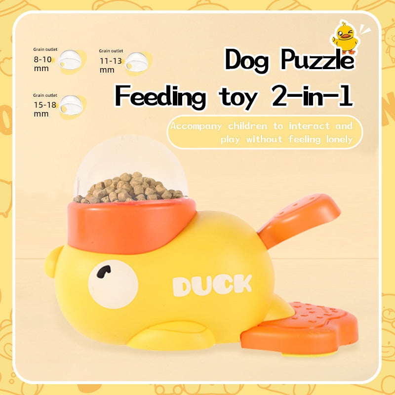 🟡 Quacky Treat Buddy™ – Fun & Smart Feeder for Pets!