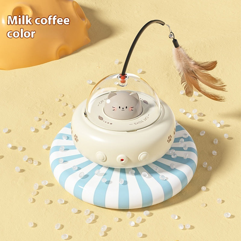 🛸 MagicPlay™ Smart UFO Cat Toy – Endless Fun When You’re Away! 🐾