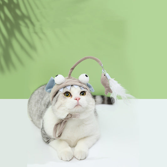🐾 Cat Whirl Hat – Interactive Wearable Toy for Endless Feline Fun!