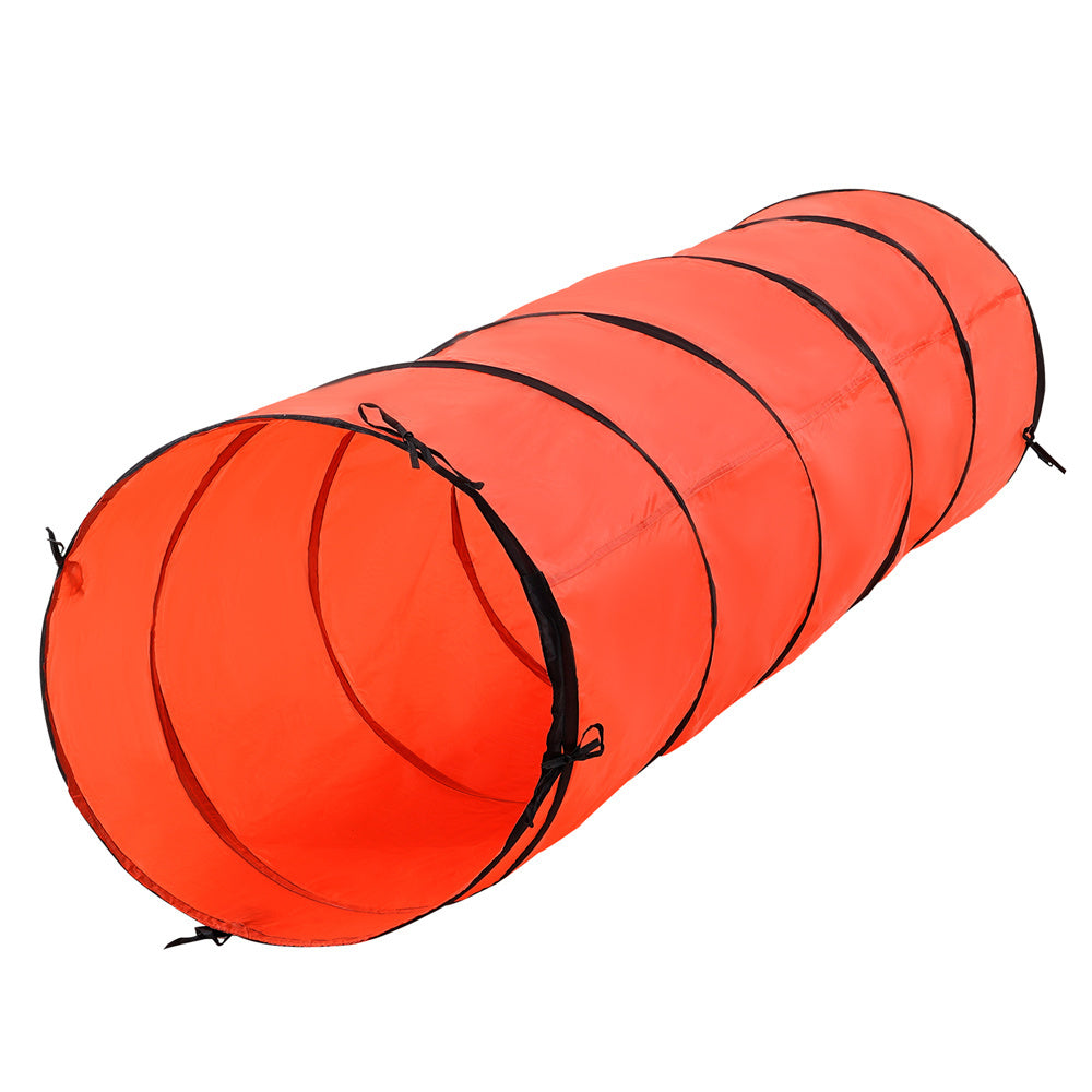 Dog Agility Training Set – 5 in 1 Kit with Tunnel & Hurdles