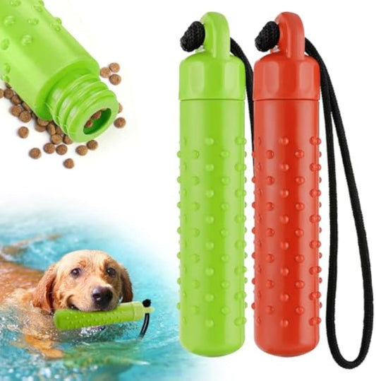 Floating Dog Pool Toys – Interactive Water Fetch Toys with Treat Dispenser, Durable & Safe for Summer Play