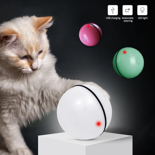 Smart Laser Toy Ball for Cats – Rechargeable